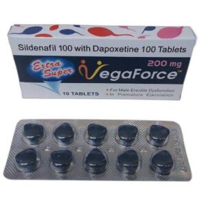 VegaForce Sildenafil 100 mg + Dapoksetyna 100 mg  Tabletki o podwójnym działaniu