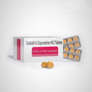 EXTRA SUPER TADARISE  Tadalafil 20 mg + Dapoksetyna 60 mg  Leczyć przedwczesny wytrysk i impotencję